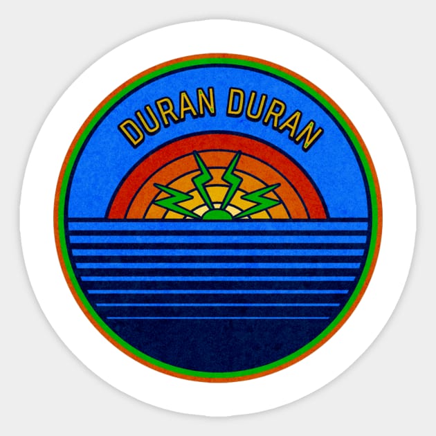 Duran Duran - Vintage Sticker by servizzi_art